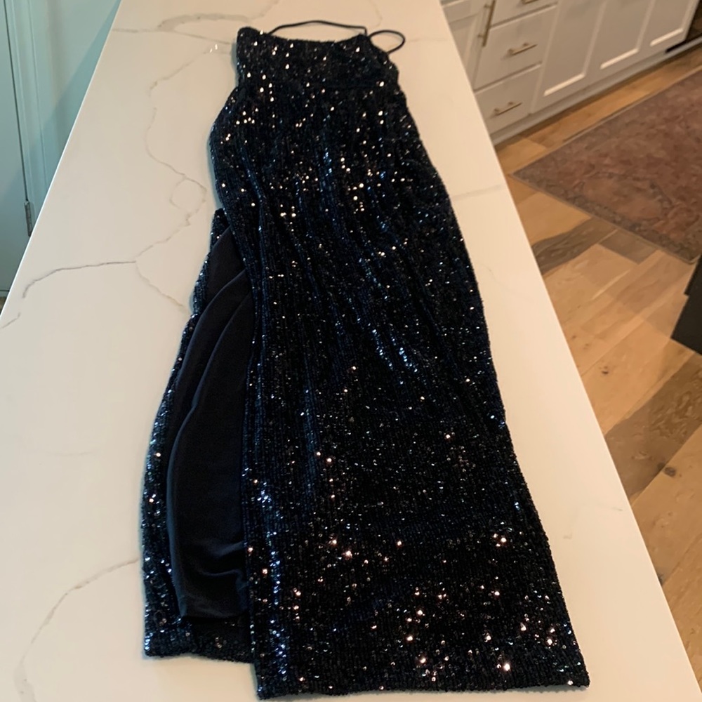 Nookie-Liberty Gown in Black, Size Medium.